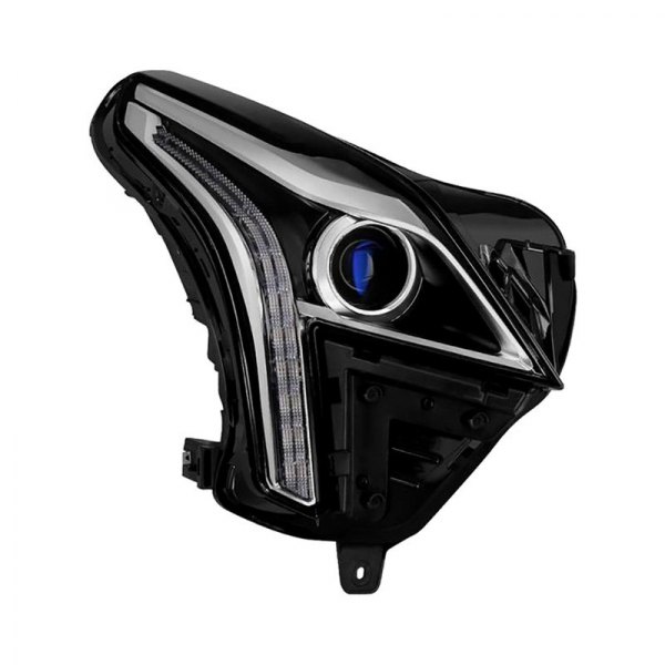 Spyder® - Passenger Side Black/Chrome Factory Style Projector Headlight, Cadillac XT5