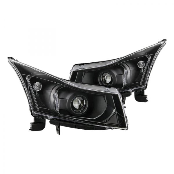 Spyder® - Black Projector Headlights, Chevy Cruze