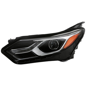 Spyder® - Driver Side Black Factory Style Projector LED Headlight with DRL