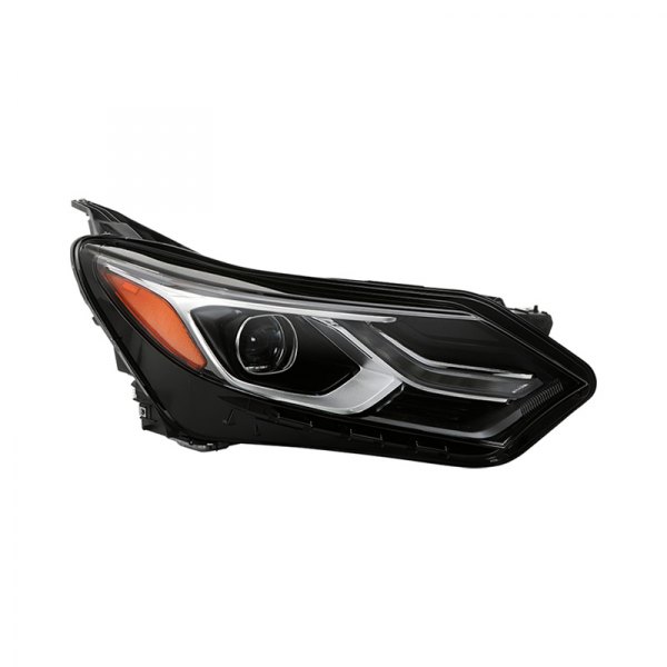 Spyder® - Passenger Side Black Factory Style Projector LED Headlight with DRL, Chevy Equinox