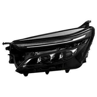 Spyder® - Driver Side Black Factory Style Projector LED Headlight with Switchback DRL