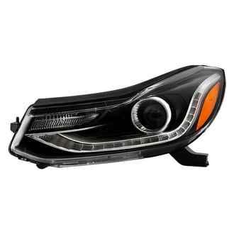 Spyder® - Driver Side Black Factory Style Projector Headlight with LED DRL