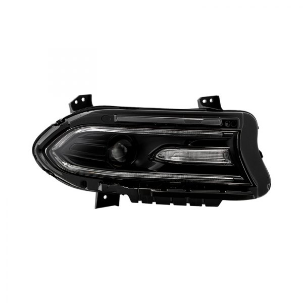 Spyder® - Passenger Side Black Factory Style LED DRL Bar Projector Headlight