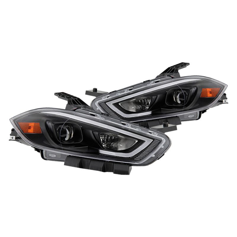 Spyder® - Dodge Dart with Factory Halogen Headlights 2013 Black