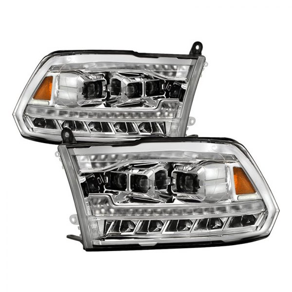 Spyder® - Chrome Projector LED Headlights with DRL