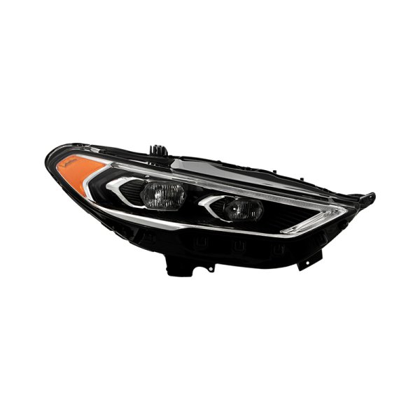 Spyder® - Passenger Side Black/Chrome Projector LED Headlight