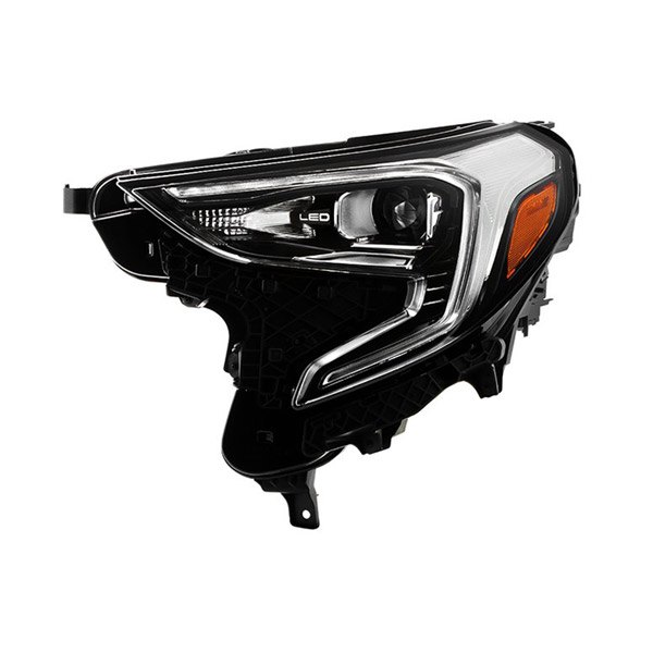Spyder® - Black/Chrome Factory Style Projector LED Headlight with DRL