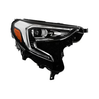 Spyder® - Passenger Side Black Factory Style Projector LED Headlight with DRL
