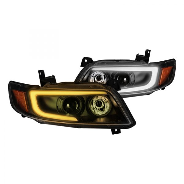 Spyder® - Black Switchback LED DRL Bar Projector Headlights