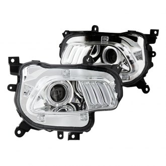 Spyder® - Chrome LED DRL Bar Projector Headlights