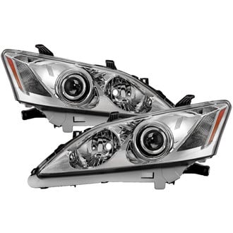 Spyder® - Driver and Passenger Side Chrome Factory Style Projector Headlights
