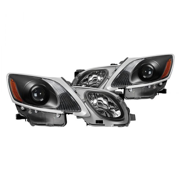 Spyder® - Black Projector Headlights, Lexus GS