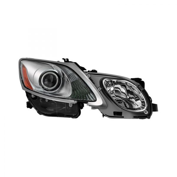 Spyder® - Passenger Side Chrome Factory Style Projector Headlight, Lexus GS