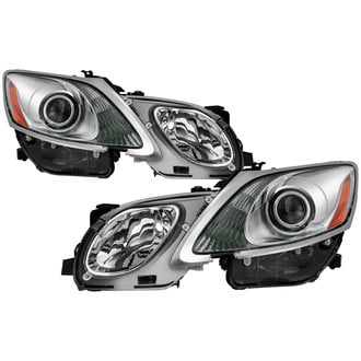 Spyder® - Driver and Passenger Side Chrome Factory Style Projector Headlights