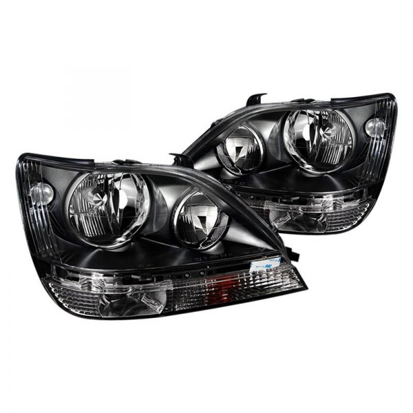 Spyder® - Black Factory Style Headlights, Lexus RX