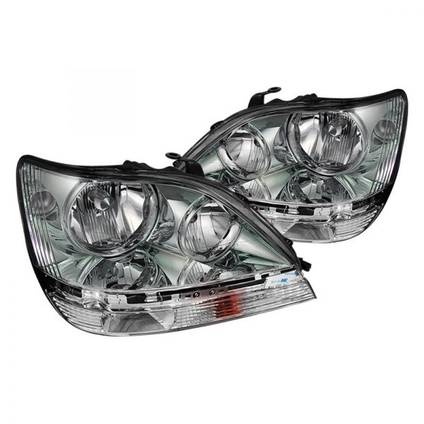 Spyder® - Chrome Euro Headlights, Lexus RX