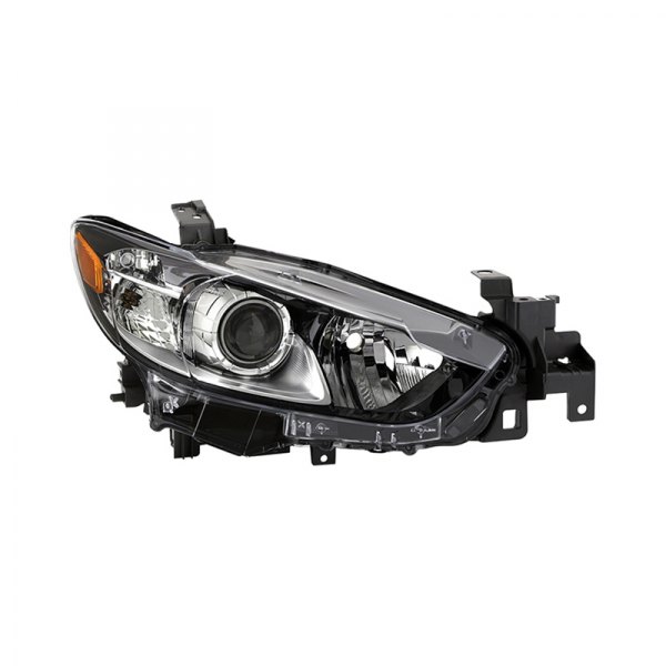 Spyder® - Passenger Side Black/Chrome Factory Style Projector Headlight, Mazda 6