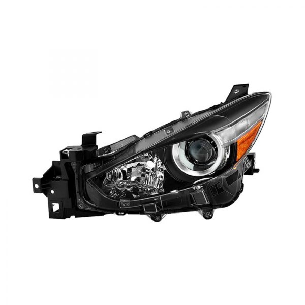 Spyder® - Driver Side Black Factory Style Projector Headlight, Mazda 3