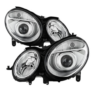 Spyder® - Driver and Passenger Side Chrome Factory Style Projector Headlights