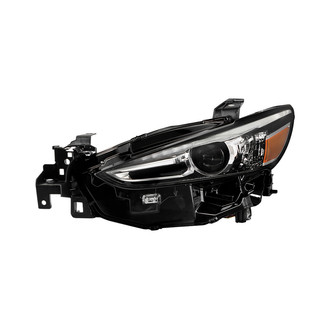 Spyder® - Driver Side Black Factory Style Projector LED Headlight