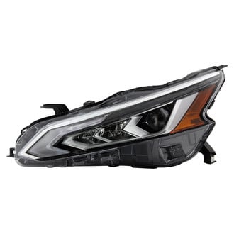 Spyder® - Driver Side Black Factory Style Projector LED Headlight with DRL