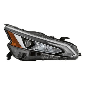 Spyder® - Passenger Side Chrome Factory Style Projector LED Headlight with DRL