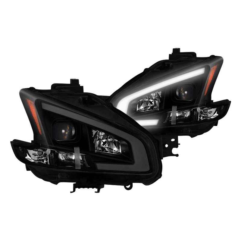 Spyder® - Nissan Maxima with Factory Halogen Headlights 2009 Black