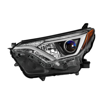 Spyder® - Driver Side Black Factory Style Projector Headlight