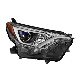 Spyder® - Passenger Side Black Factory Style Projector Headlight