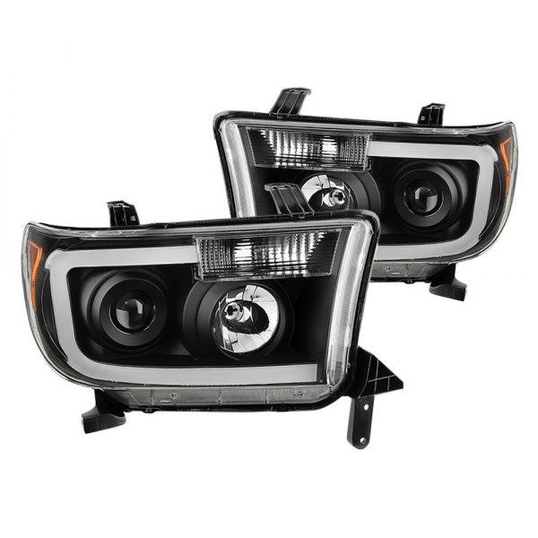Spyder® - Black LED Light Tube Projector Headlights