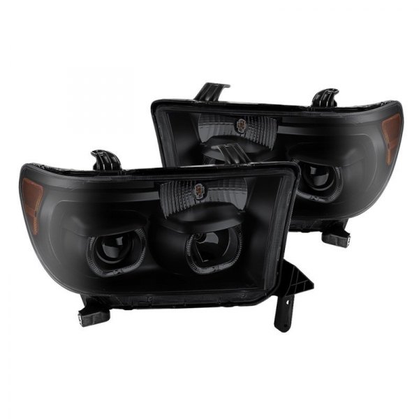 Spyder® - Black/Smoke LED Halo Projector Headlights