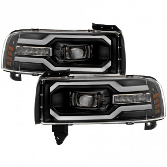 Spyder® PRO-ON-DR94-FLED-BK - Driver and Passenger Side Black