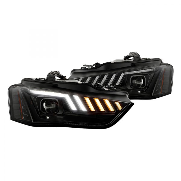 Spyder® - Black Sequential DRL Bar Projector LED Headlights