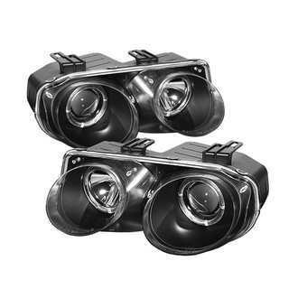 Spyder® - Signature Series Driver and Passenger Side Black LED Halo Projector Headlights
