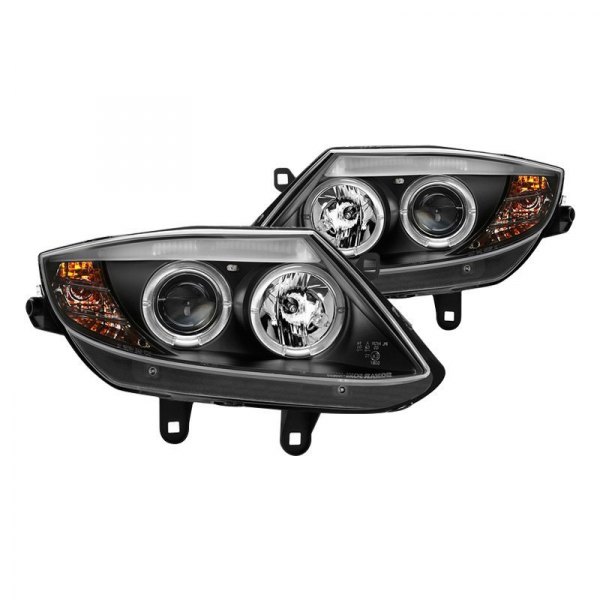 Spyder® - Black LED Halo Projector Headlights, BMW Z4