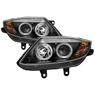 Spyder® - Signature Series Driver and Passenger Side Black LED Halo Projector Headlights
