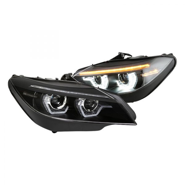 Spyder® - Black Halo Projector Headlights, BMW Z4