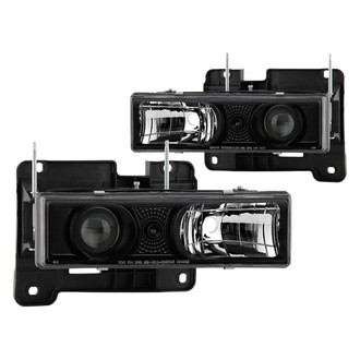 Spyder® - Signature Series Driver and Passenger Side Black Projector Headlights