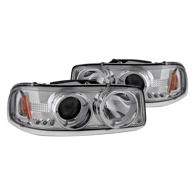 spyder chrome projector headlights