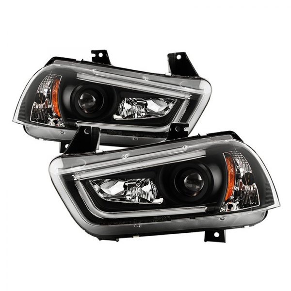 Spyder® - Black Light Tube Projector LED Headlights