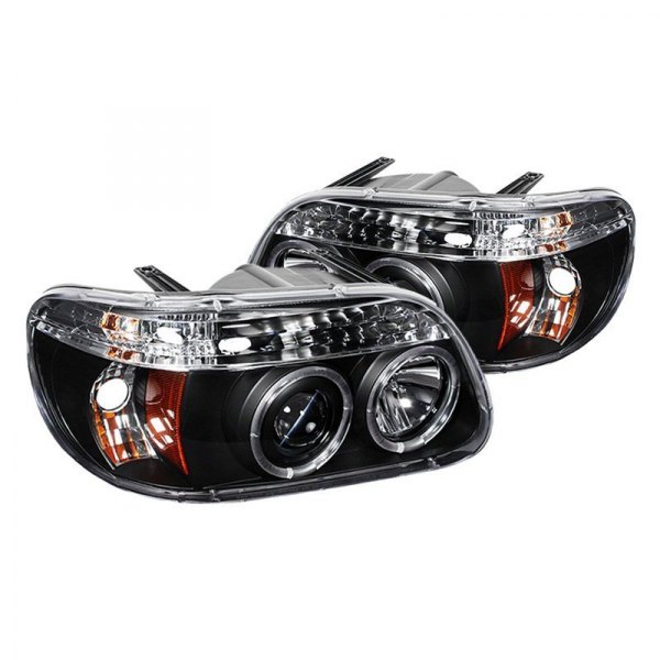 Spyder® - Black LED Halo Projector Headlights, Ford Explorer