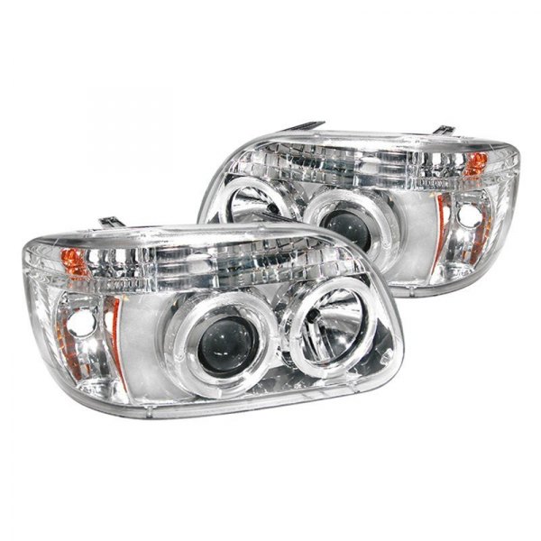 Spyder® - Chrome LED Halo Projector Headlights, Ford Explorer