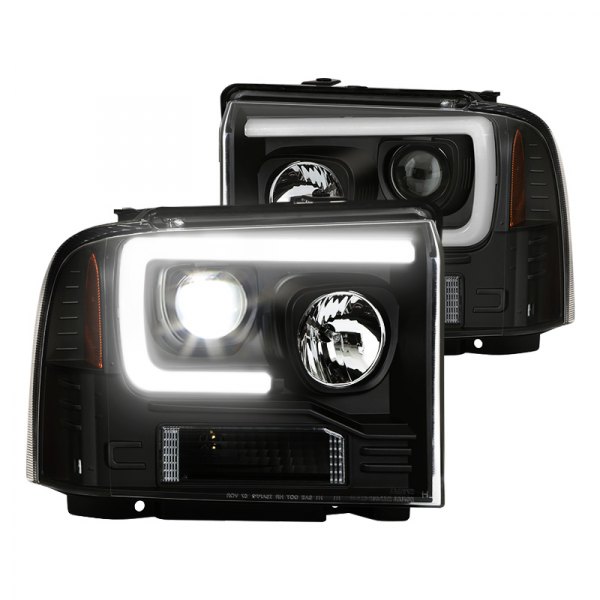Spyder® - Black Light Tube Projector LED Headlights
