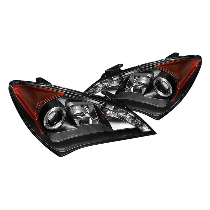 hyundai genesis coupe halo headlights