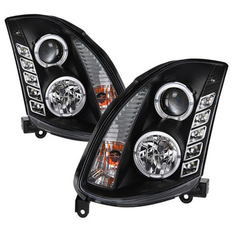 Black Halo Projector Headlights 