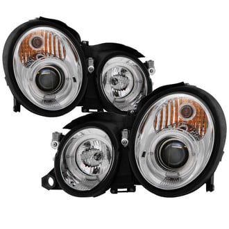 Spyder® - Signature Series Driver and Passenger Side Chrome LED Halo Projector Headlights