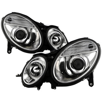 Spyder® - Signature Series Driver and Passenger Side Chrome Projector Headlights