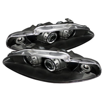 Spyder® - Signature Series Driver and Passenger Side Black LED Halo Projector Headlights