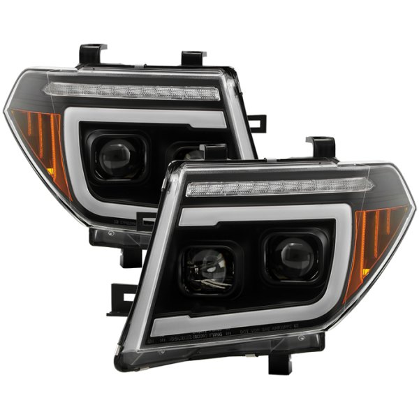 Spyder® - Black LED Headlights with Sequential Turn Signal