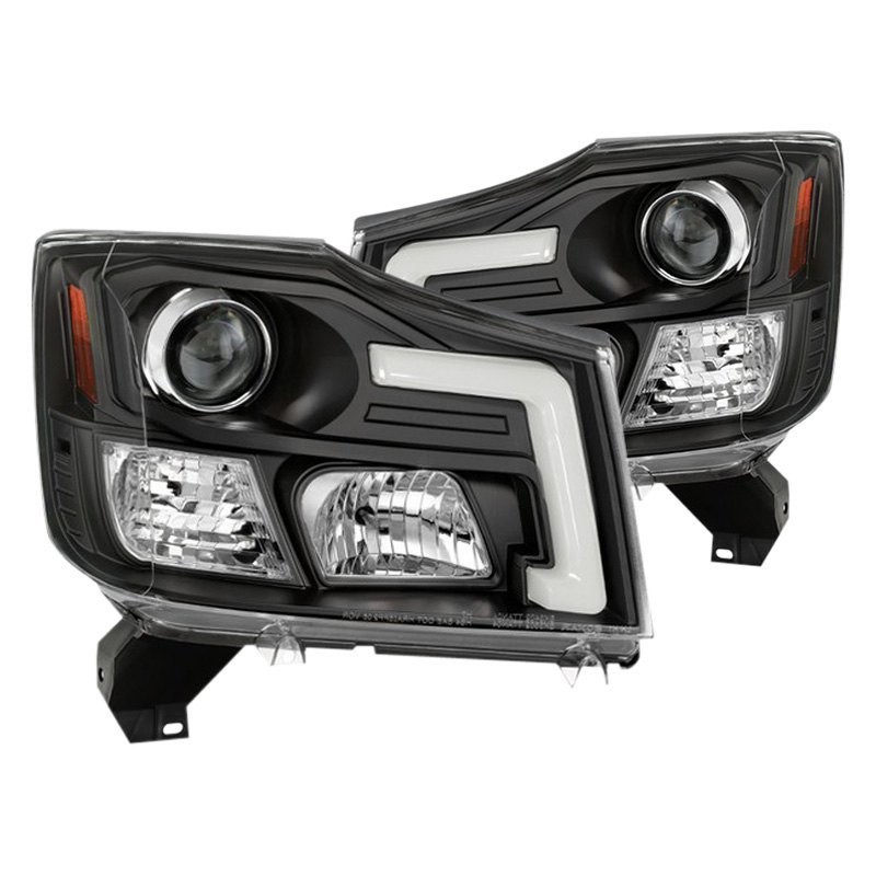 Nissan titan on sale aftermarket headlights